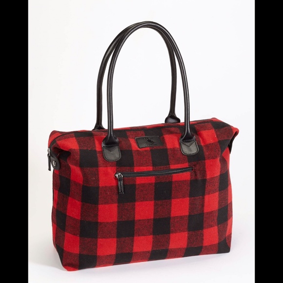 🌟Buffalo Check Weekender Bag - Picture 1 of 4